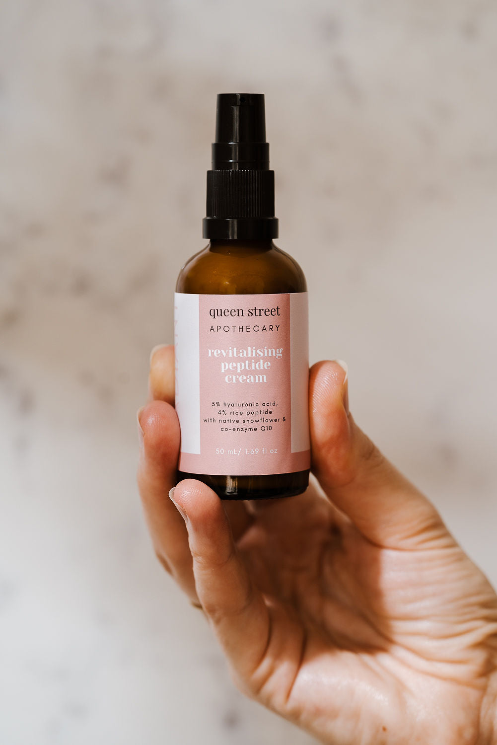 100% vegan revitalising peptide cream - Queen Street Apothecary